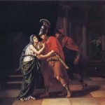 Electra recibiendo las cenizas de Orestes Jean-Baptiste-Joseph-Wicar